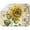 161, variant on Kitchen Sink Dish Drying Mat with Sunflower Flowers, 18x24 Inch Microfiber Pad, Foldable Floral Counter Mat for Dishes