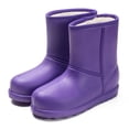 thumbnail image 1 of Botas Lluvia Livianas Lingo Felpa Impermeable para Mujeres Cómodas Trabajar, 1 of 9