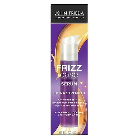 John Frieda Frizz-Ease Extra Strength 6 Effects   Hair Serum Liquid, 1.69oz
