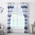 thumbnail image 3 of Greenland Home Crystal Cove Wave Pattern Curtain Panels, Set of 2, 84-in. L, for All Ages, 3 of 5