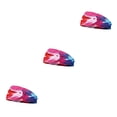 thumbnail image 3 of Qarigey Diademas de ganchillo elásticas Unisex banda para la cabeza deportiva Tie-dye banda ancha para el sudor accesorios para el cabello mujeres Type1 NO1 Qarigey  CBP274559, 3 of 6