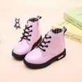 thumbnail image 5 of JFBUJC Bottes Imperméables en Cuir Pu pour Filles, 5 of 5