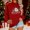 Wine, variant on Sweatshirts for Women Christmas Santa Print Long Sleeve Pullovers Funny Graphic Shirts Loose Fit Casual Fashion Tops Wine XL
