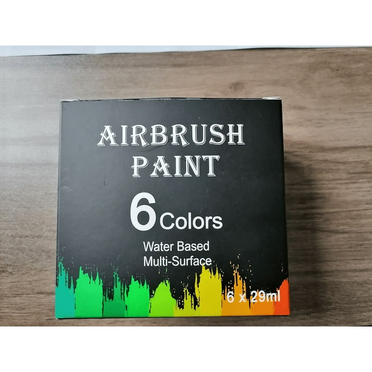 Maydear Airbrush Paint, Professional 6 Colors Acrylic Airbrush Paint  Set,Premium Halloween Airbrush Paint Kit for Beginners, Students and  Artists - Matte 