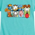 thumbnail image 3 of Garfield - Character Grid - Toddler And Youth Girls Short Sleeve Graphic T-Shirt, 3 of 5