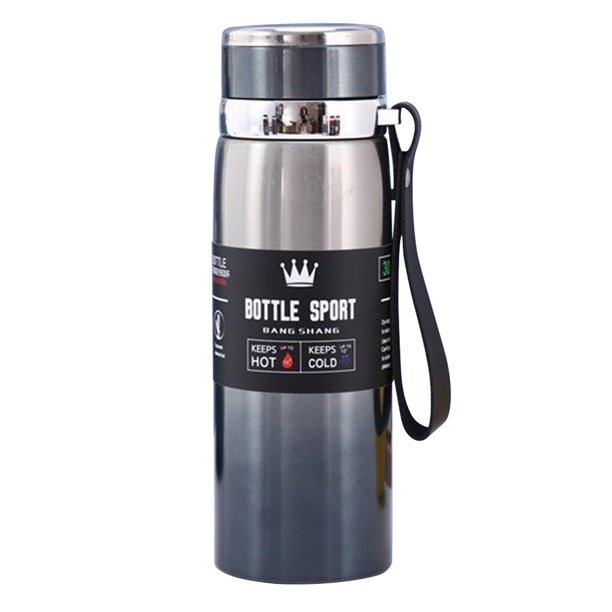 Botella Térmica Aislante 1000ml Con Asa Gran Capacidad para Frías Calientes