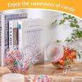 thumbnail image 4 of MODANU 6 Pcs Plastic Candy Jar with Lid for Candy Buffet with 6 Pcs Mini Acrylic Plastic Kitchen Scoop 7.7 oz Clear Candy Container Plastic Cookie Jar for Kitchen Counter, 4 of 7