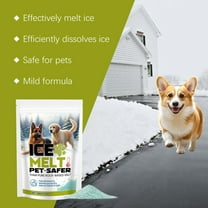 YHAICO Ice Melt Effectively  Pet Safe Salt Ice Melt,Deicer for Driveway and Sidewalks Magnesium Chloride Ice Melt,Snow While Reducing Potential Impacts The Environment And Vegetation 100g