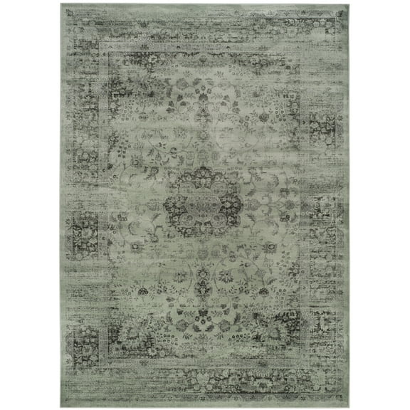 SAFAVIEH Vintage Hartley Bordered Area Rug, Spruce, 10' x 14'