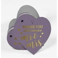 thumbnail image 3 of Inkdotpot Thank You From The New Wedding Bottle Tag Real Gold Foil Favor Hang Tag 50 Pack, 3 of 6