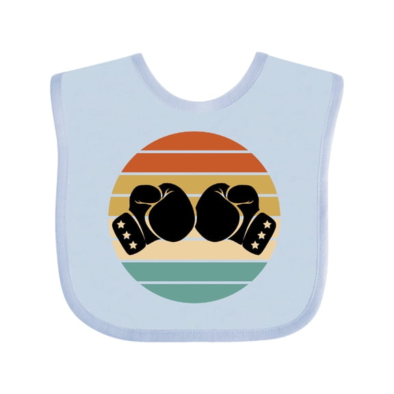 Inktastic Kickboxing Boxing Gloves Boys or Girls Baby Bib