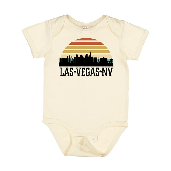 Inktastic Las Vegas Nevada Skyline Retro Boys or Girls Baby Bodysuit