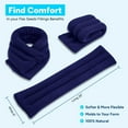 thumbnail image 3 of Microwavable Neck Heating Wrap, 6"x26", Blue, Extra Long and Wide, 3 of 8