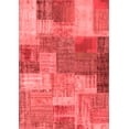 thumbnail image 1 of Ahgly Company Indoor Rectangle Patchwork Red Transitional Area Rugs, 2' x 3', 1 of 4