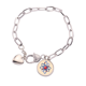 thumbnail image 1 of Atomic nuclear Circuit Pulsera de cadena de corazón joyería encanto moda, 1 of 3