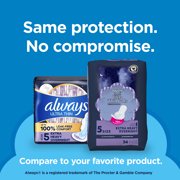 Equate Ultra Thin Pads with Flexi-Wings, Extra Heavy Overnight Absorbency, Size 5, 34 Count