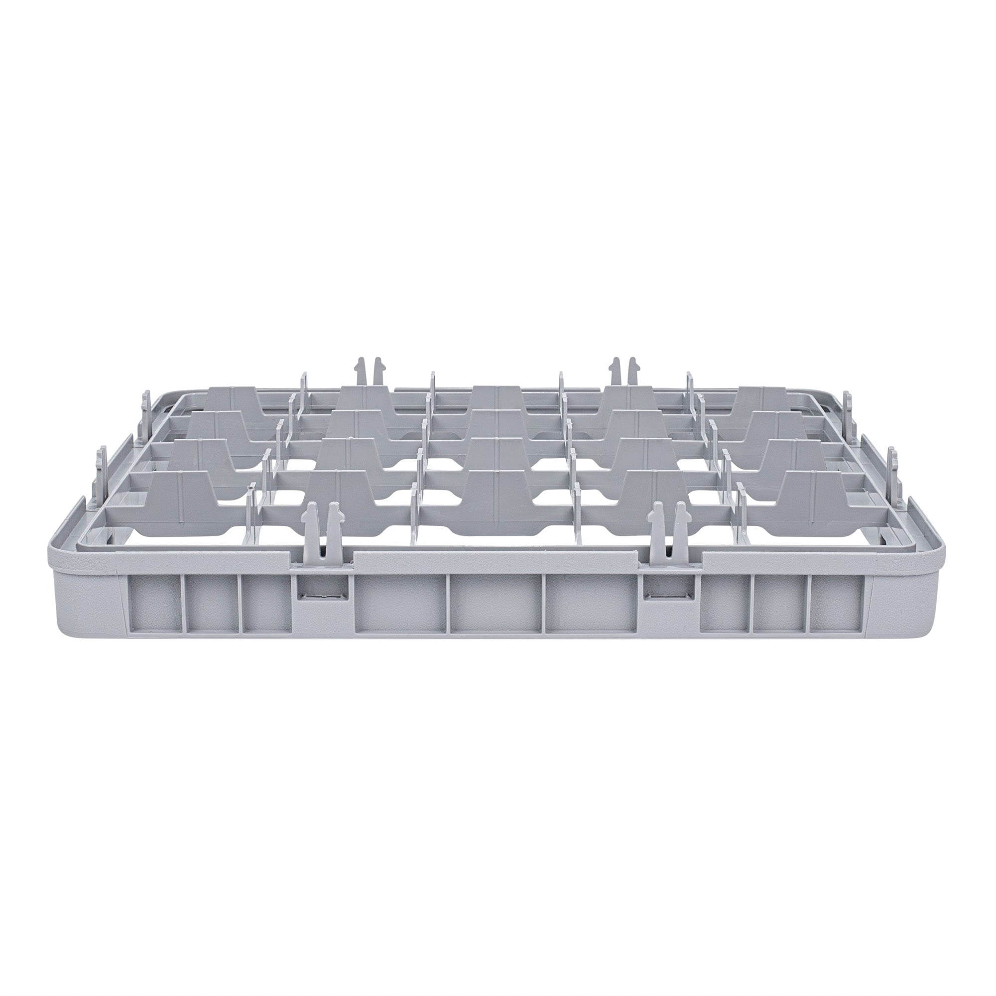 Clean Tek Professional Gray Half Drop Extender - 25 Compartments - 19 3/4" x 19 3/4" x 3" - 1 count box