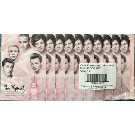 Lot of 10 One Direction Our Moment for Women with Eau de Parfum Spray Vial