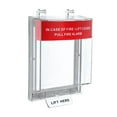 thumbnail image 1 of Hioecau Couverture de Protection Manuelle pour Point d'Appel Installation Clé en Main Installation Facile Alarme de Feu en Polycarbonate Transparent Bouclier de Sécurité pour Écoles Bureaux Bâtiments Publics, 1 of 7