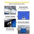 thumbnail image 5 of Camping Tents 4 Person Instant Pop Up Tent for Camping Waterproof Cabin Tents for Camp Easy Set up 2 in 1 Family Dome Tent with Rainfly Sun Shelter for Hiking & Traveling & Beach, 5 of 10