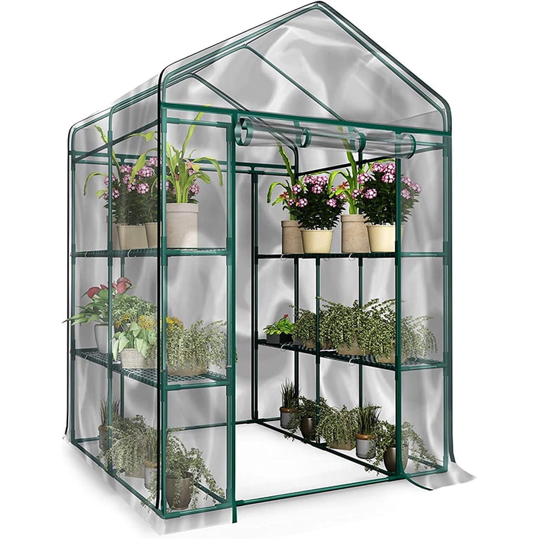 ZXNYH HC-4202 Walk-In Greenhouse- Indoor Outdoor with 8 Sturdy
