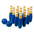 thumbnail image 3 of Juego de Bolos de Madera de 10 Piezas para Niños, Bolos de Juguete con 10 Bolos Y 2 Bolas, Juego de Bolos sobre Césped, Mini Bolos para Interior Y, 3 of 9