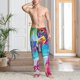 thumbnail image 2 of Balery Tropical Flamingo Summer Pantalones de pijama para hombre, pijama ultraligero, pantalón de descanso-3X-Large, 2 of 6