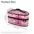 thumbnail image 6 of HELLHERO Pink Tie-Dye Pattern Iron Carrying Bag Travel Steamer Bag, Case Only, 6 of 6