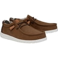 thumbnail image 2 of HEYDUDE Mens Wally Fish Lure Slip-On Brown, 7, 2 of 5