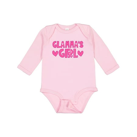 

Inktastic Glamma s Girl Gift Girls Long Sleeve Baby Bodysuit