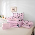 thumbnail image 6 of Manfei Merry Christmas Bedding Comforter Set 7pcs,Cute Cartoon Penguin Queen Bedding Sets,Snowmobile Sport Queen Sheet Sets For Girls,Ultra Soft Home Decor Reversible, 6 of 8
