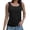Z1 Black, variant on Daznico Tank Tops for Women,Womens Tank Tops Loose Fit V Neck Ruched Sleeveless Tops Casual Basic Shirts,Size XXL