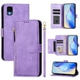 thumbnail image 2 of TCL 30Z Case ,Zipper Handbag Wallet Leather Cover with Crossbody Detachable Lanyard Strap, 2 of 5
