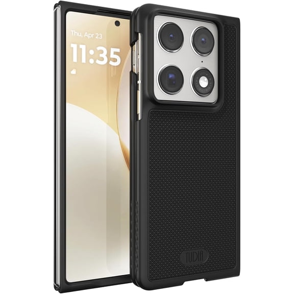 TUDIA MergeGrip Case for Motorola Razr Fold (2026), MagSafe Compatible Snap-On Slim Protective Cover, Matte Black
