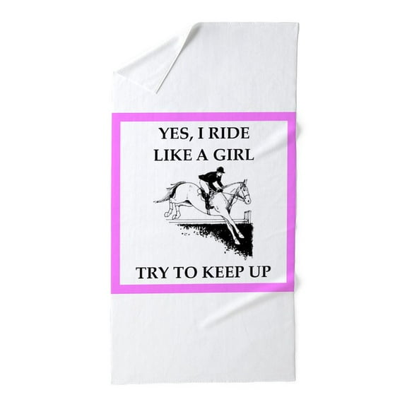 CafePress - Equestrian - Large Beach Towel, Soft 30"x60" Towel with Unique Design