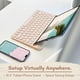 thumbnail image 4 of Teclado Bluetooth Macally para tableta iPad iPhone Boba Brown, 4 of 7