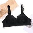 thumbnail image 4 of Sngxgn Womens Smooth Light Bra Underwire T-shirt Bra(Black,52), 4 of 5