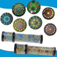 thumbnail image 3 of Magic Plastic Kaleidoscope Kids Children Educational Toy Fancy Colored World, 3 of 8