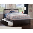 thumbnail image 4 of Richmond Full Platform Bed with Flat Panel Foot Board and Full Size Urban Trundle Bed in Espresso, 4 of 8