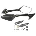 thumbnail image 1 of funtasica Motorcycle Rear View Mirrors Adjustable Motorcycle Accessory for Black, 1 of 9