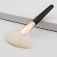 thumbnail image 2 of Goat Hair Fan Brush for Face Powder and Foundation Makeup Application, 2 of 5