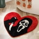 thumbnail image 5 of Clearance 26×24in Halloween Bath Rugs - Soft & Non-Slip Decor, Heart-Shaped Scream Rug - Horror Halloween Bathroom Decor Carpet And Gothic Doormat, 5 of 5