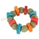 thumbnail image 2 of Juguetes para masticar conejitos, rechinar los dientes, resistente a morder, conejillo de indias, juguetes para masticar para hámster dorado, anillo redondo de pieza colorida, 2 of 5