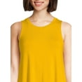 thumbnail image 4 of Time and Tru Women's Sleeveless Knit Swing Dress, Sizes XS-XXXL, 4 of 5