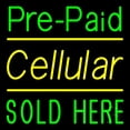 thumbnail image 1 of Pre Paid Cellular Sold Here 2 LED Neon Sign 16 x 16 - inches, Clear Edge Cut Acrylic Backing, with Dimmer - Bright and Premium built indoor LED Neon Sign for Computer & Electronics store decor., 1 of 7