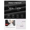 thumbnail image 6 of BALEAF Womens Flare Yoga Pants with Pockets Drawstring Flared Leggings Tummy Control High Waist Bell Bottom Black 2XL, 6 of 7