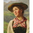 thumbnail image 2 of Emil Rau 20x24 Gold Ornate Framed and Double Matted Museum Art Print Titled - Girls in Alpine Costume (Approx. 1880-1890), 2 of 4