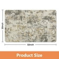 thumbnail image 4 of Add Style and Comfort with Our 20x32 inch Modern Abstract Gray Area Rug: Soft, Non-Slip, Washable - Ideal Indoor Throw Carpet for Bathroom, Bedroom, Living Room, Nursery or Dining Room Decor, 4 of 5