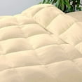 thumbnail image 2 of Super King Plus Plus 1 PC Comforter And 2 Pillowcase Solid Ivory Luxury Premium Collection Microfiber Fill Lightweight Duvet Insert Box Stiched Quilted Fluffy Soft All Season Cooling Comforters, 2 of 7