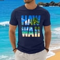 thumbnail image 2 of Leey-World Men Tshirt Men's Heavy Weight Crew Neck T-Shirt Mens Premium Cotton Tee - Pre Shrunk(Navy,L), 2 of 5